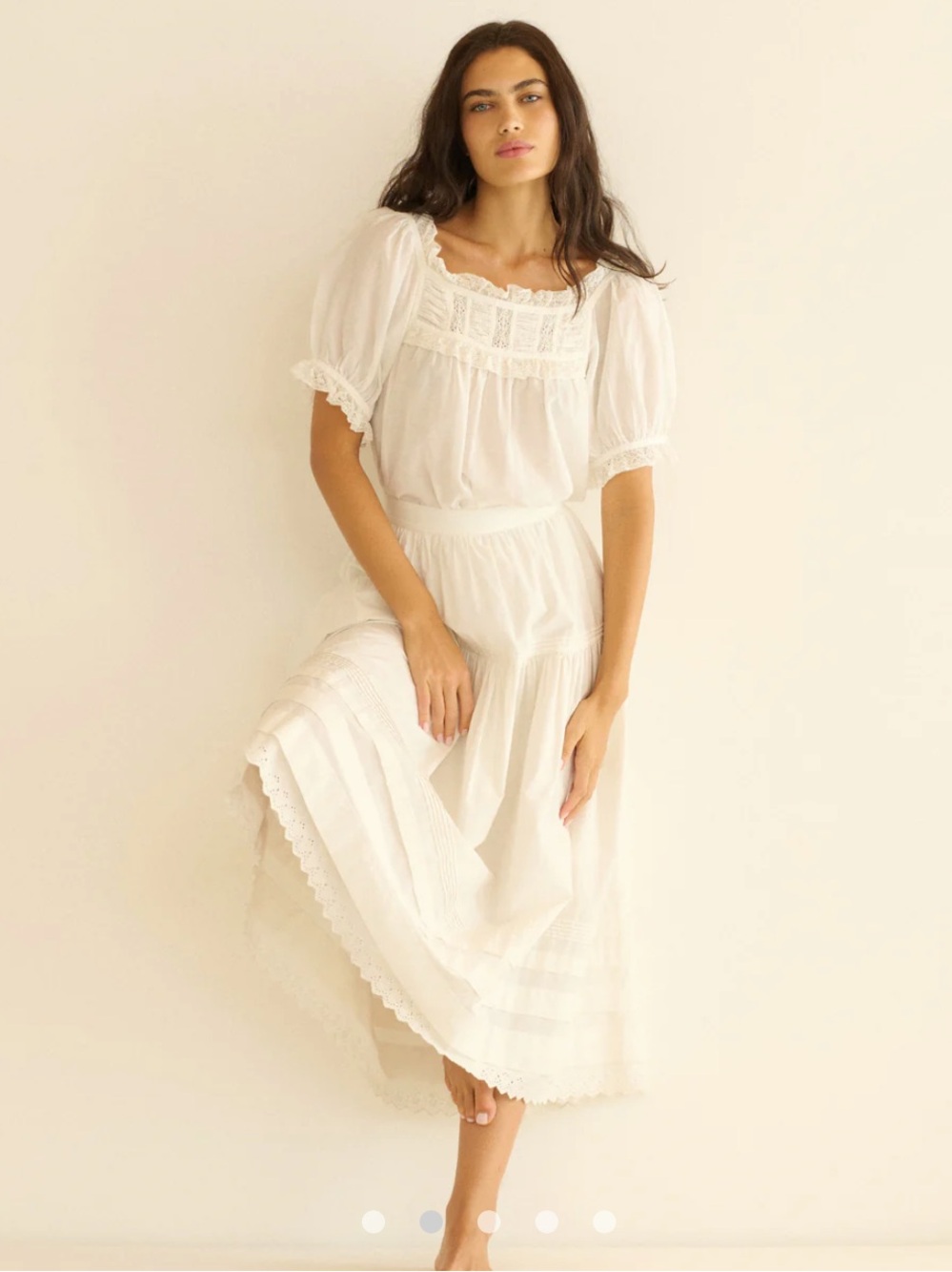 DOEN Frances Top in Salt Lace NWOT - Picture 2 of 6